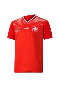 Fotbalové Dres Švýcarsko Domácí Oblečení MS 2022 Krátký Rukáv